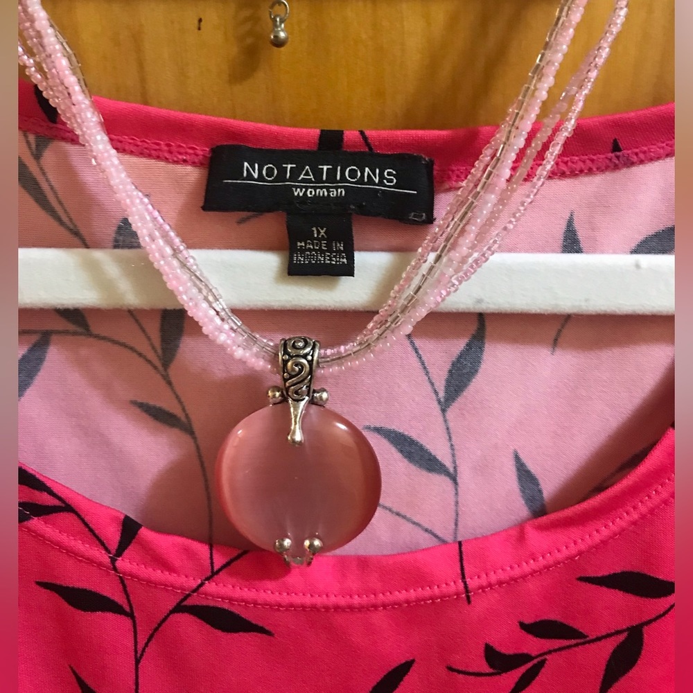 Notations Woman Short Sleeve Top 1X - Picture 2 of 3